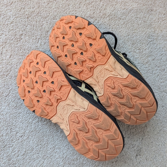 Asics Kids Sneakers Black and Orange - Picture 4 of 5